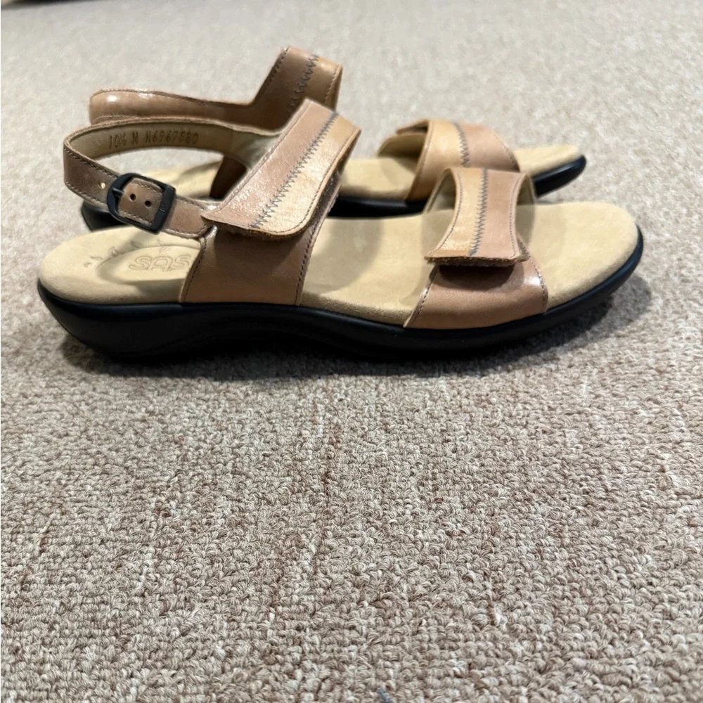 SAS Nudu Adjustable Comfort Sandal in dawn, size 10.5, EUC - Picture 3 of 6